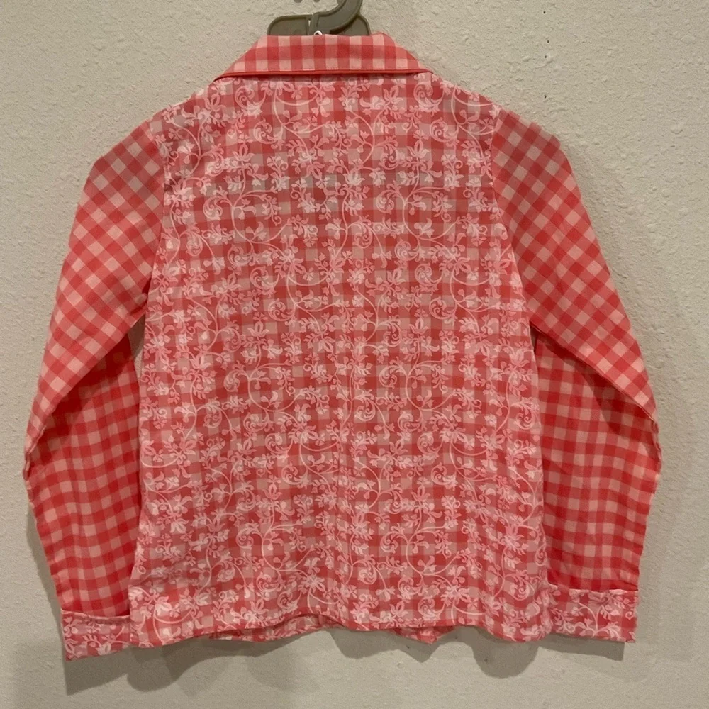 American Girl Tenney Grant Pajamas (Top only) Gingham Plaid Girl’s Sz M (10-12)